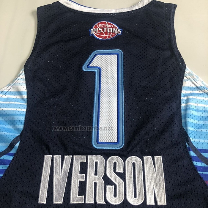 Camiseta All Star 2009 Allen Iverson #1 Azul